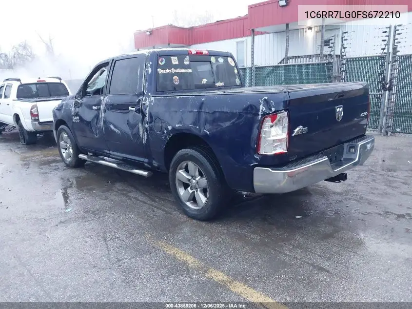 1C6RR7LG0FS672210 2015 Ram 1500 Big Horn