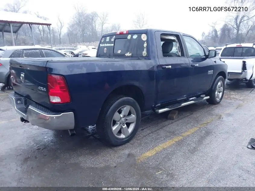 1C6RR7LG0FS672210 2015 Ram 1500 Big Horn