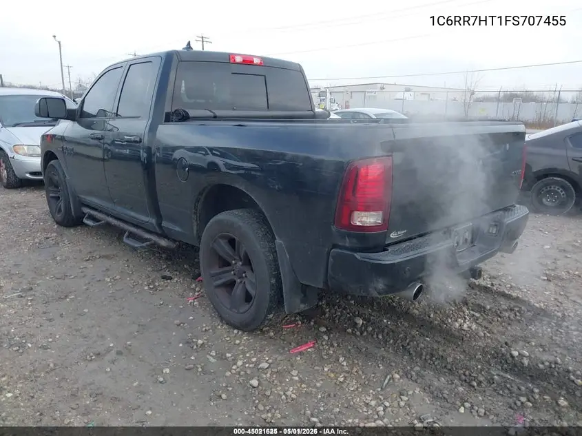 1C6RR7HT1FS707455 2015 Ram 1500 Sport