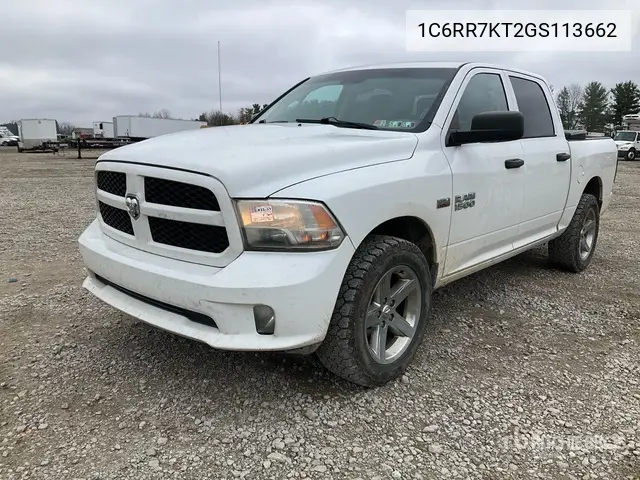 1C6RR7KT2GS113662 2016 Ram 1500 2016 Ram 1500 4X4 Crew Cab Pickup