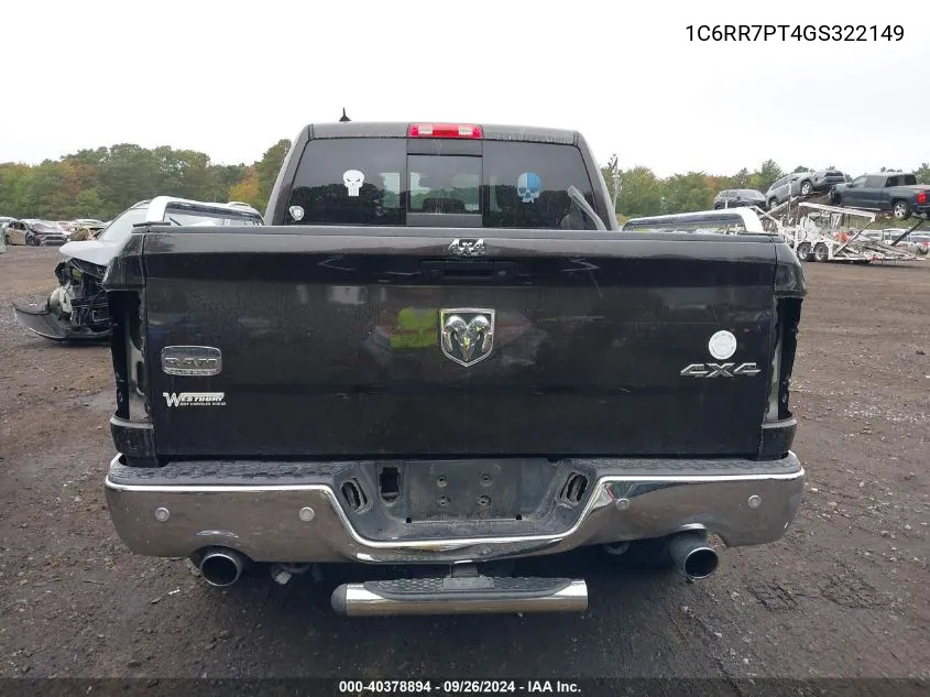 1C6RR7PT4GS322149 2016 Ram 1500 Longhorn