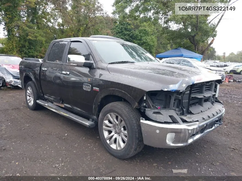 1C6RR7PT4GS322149 2016 Ram 1500 Longhorn