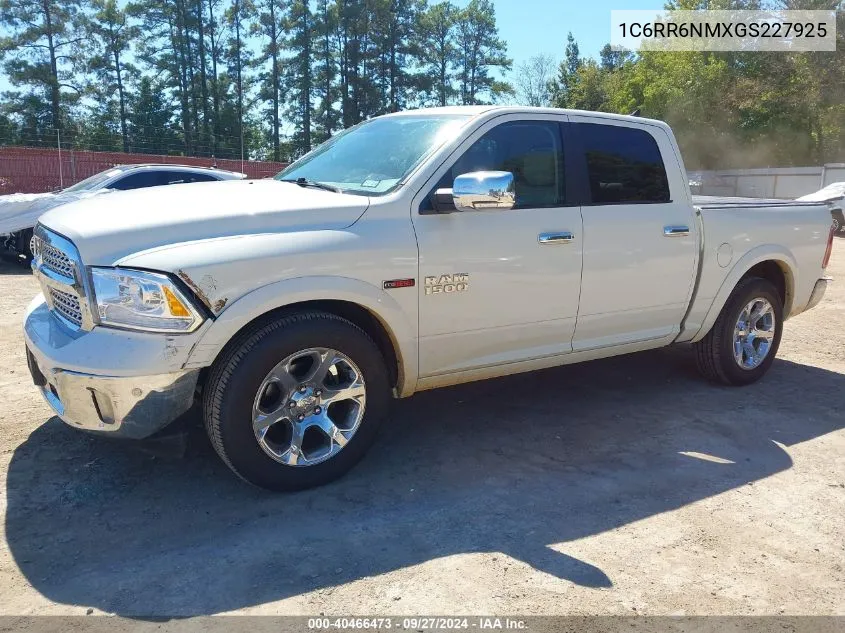 2016 Ram 1500 Laramie VIN: 1C6RR6NMXGS227925 Lot: 40466473