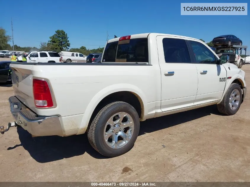 2016 Ram 1500 Laramie VIN: 1C6RR6NMXGS227925 Lot: 40466473