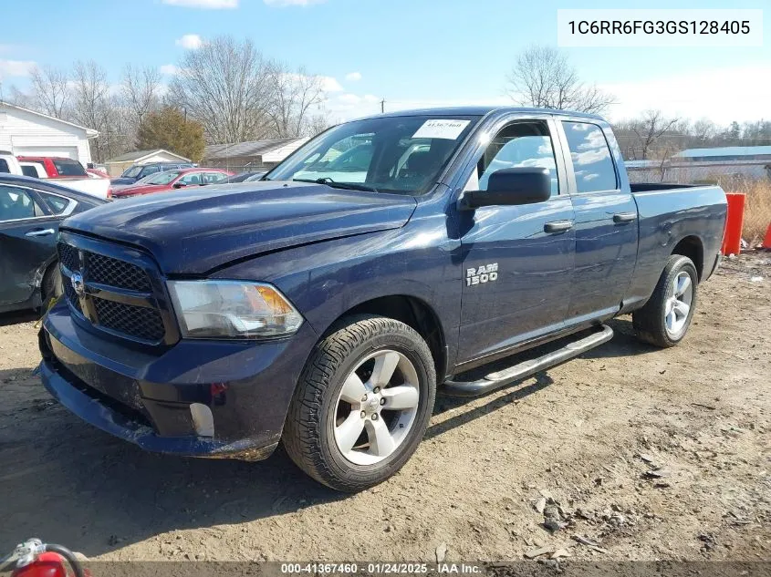 2016 Ram 1500 Tradesman VIN: 1C6RR6FG3GS128405 Lot: 41367460
