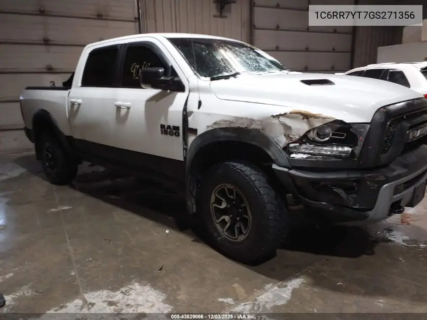 1C6RR7YT7GS271356 2016 Ram 1500 Rebel
