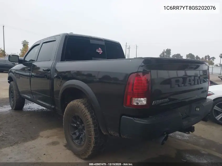 1C6RR7YT8GS202076 2016 Ram 1500 Rebel