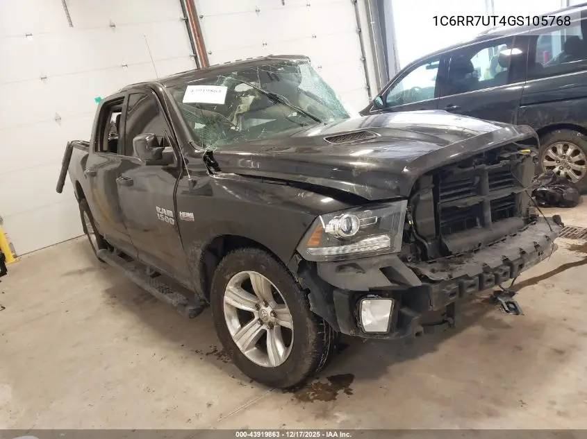 1C6RR7UT4GS105768 2016 Ram 1500 Sport