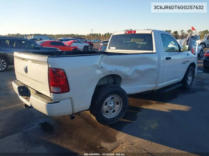 3C6JR6DT6GG257632 2016 Ram 1500 Tradesman