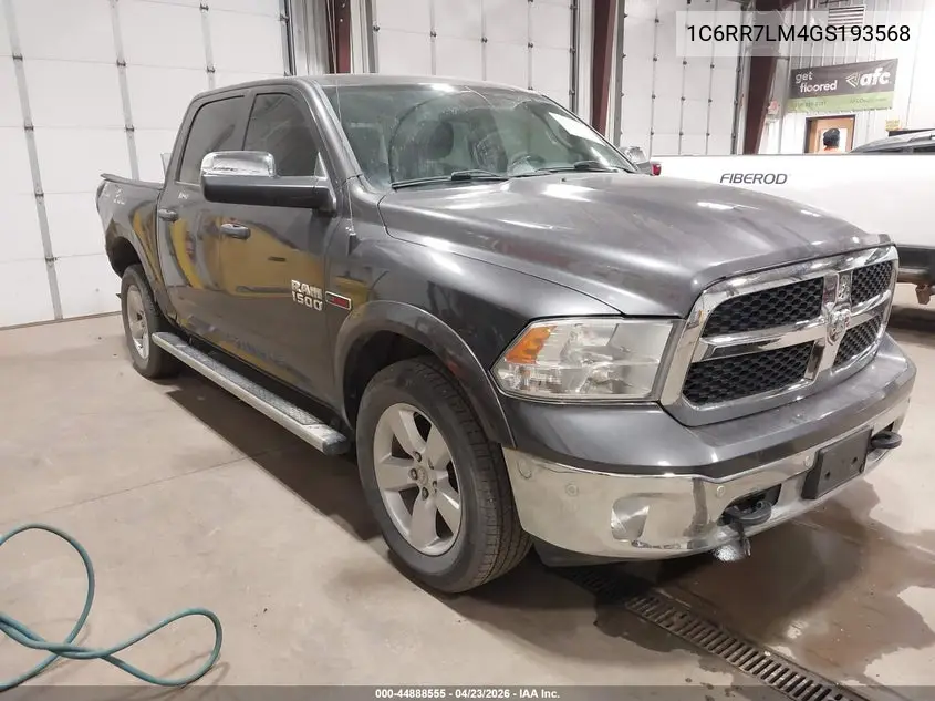 1C6RR7LM4GS193568 2016 Ram 1500 Outdoorsman