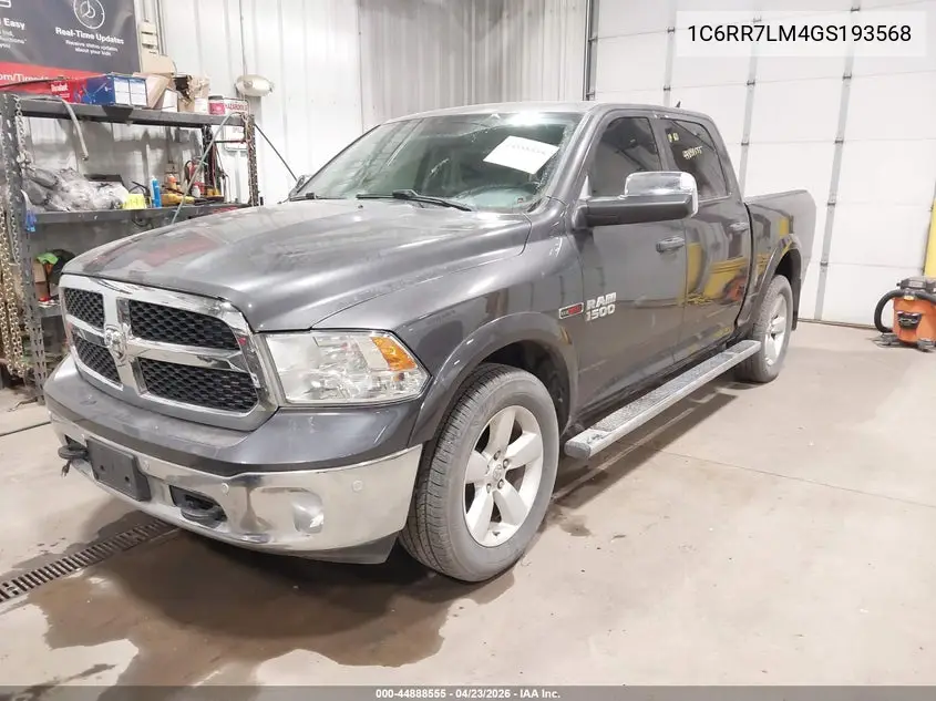 1C6RR7LM4GS193568 2016 Ram 1500 Outdoorsman