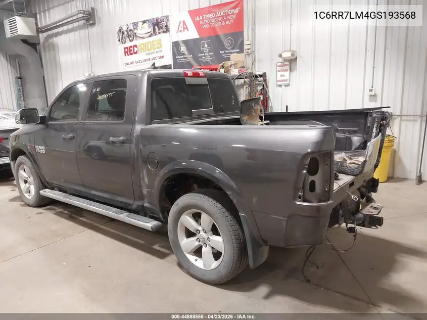 1C6RR7LM4GS193568 2016 Ram 1500 Outdoorsman