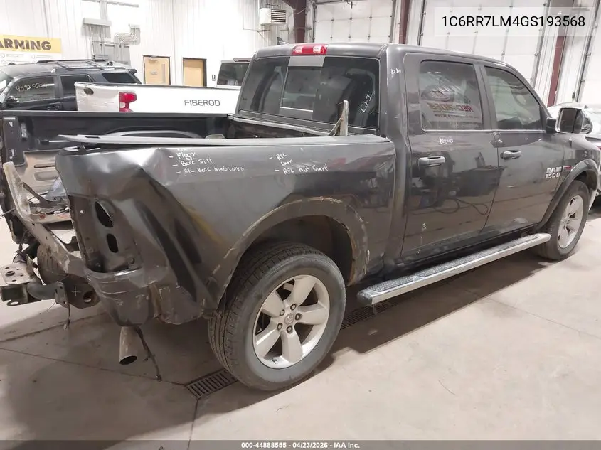 1C6RR7LM4GS193568 2016 Ram 1500 Outdoorsman