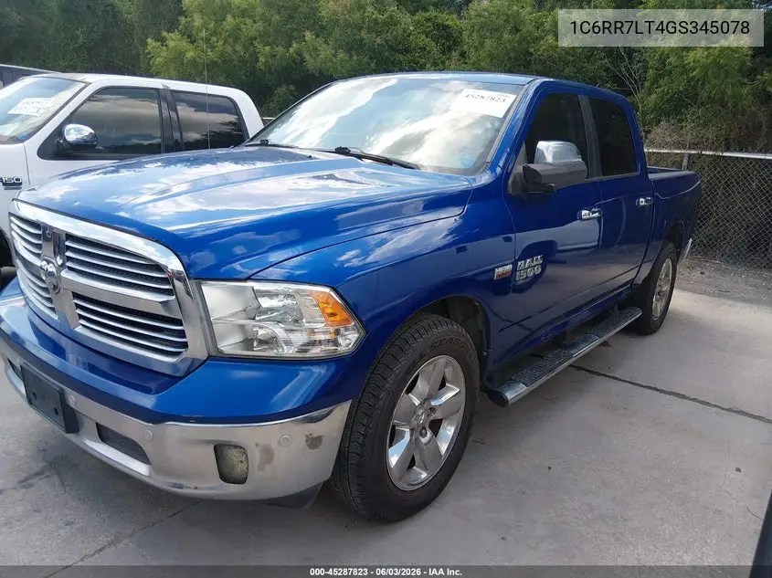1C6RR7LT4GS345078 2016 Ram 1500 Lone Star