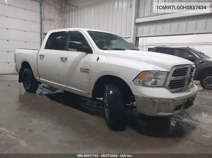 2017 Ram 1500 Big Horn 4X4 5'7 Box VIN: 1C6RR7LG0HS837434 Lot: 40417143