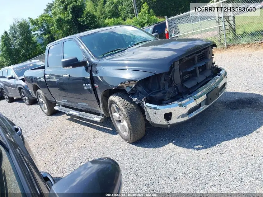 2017 Ram 1500 Big Horn 4X4 6'4 Box VIN: 1C6RR7TT2HS583660 Lot: 42548781