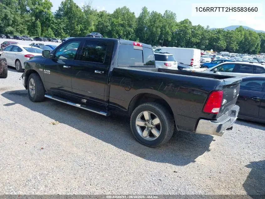 2017 Ram 1500 Big Horn 4X4 6'4 Box VIN: 1C6RR7TT2HS583660 Lot: 42548781
