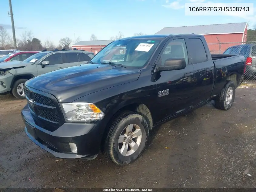 1C6RR7FG7HS508743 2017 Ram 1500 Express 4X4 6'4 Box