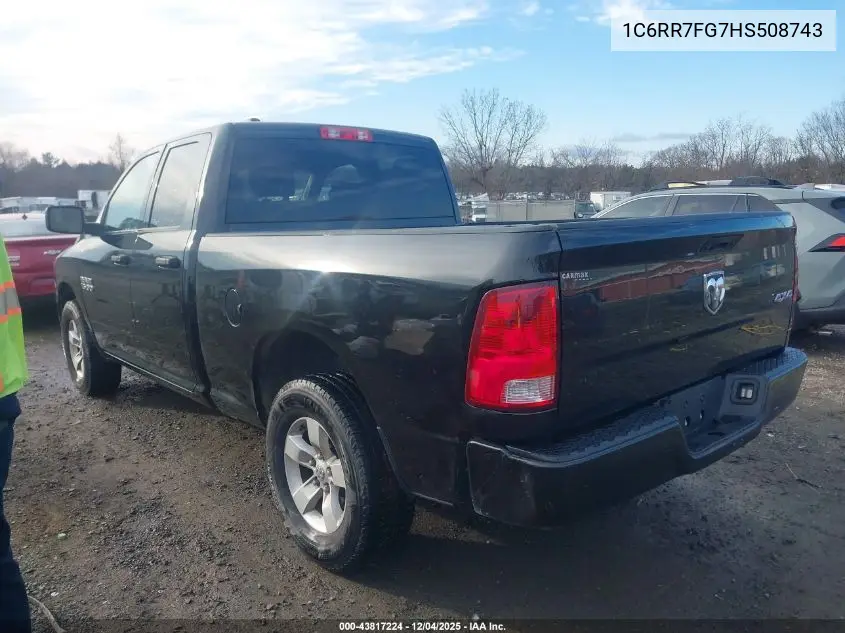 1C6RR7FG7HS508743 2017 Ram 1500 Express 4X4 6'4 Box