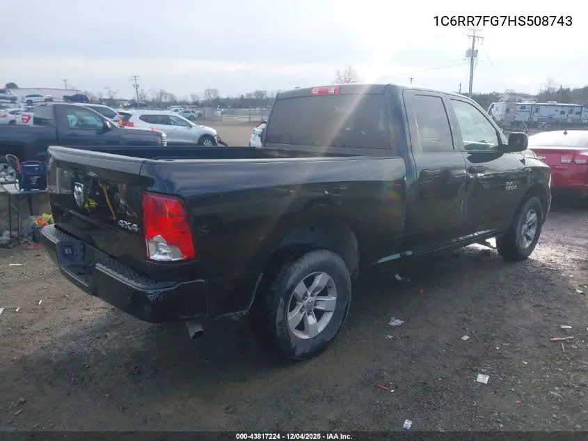 1C6RR7FG7HS508743 2017 Ram 1500 Express 4X4 6'4 Box