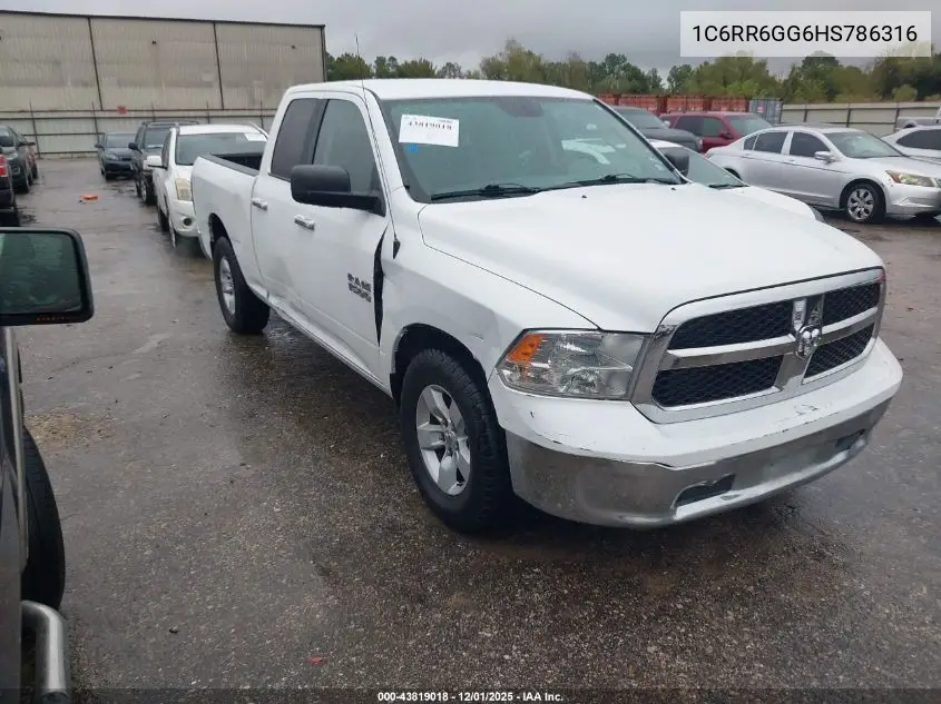 1C6RR6GG6HS786316 2017 Ram 1500 Slt 4X2 6'4 Box