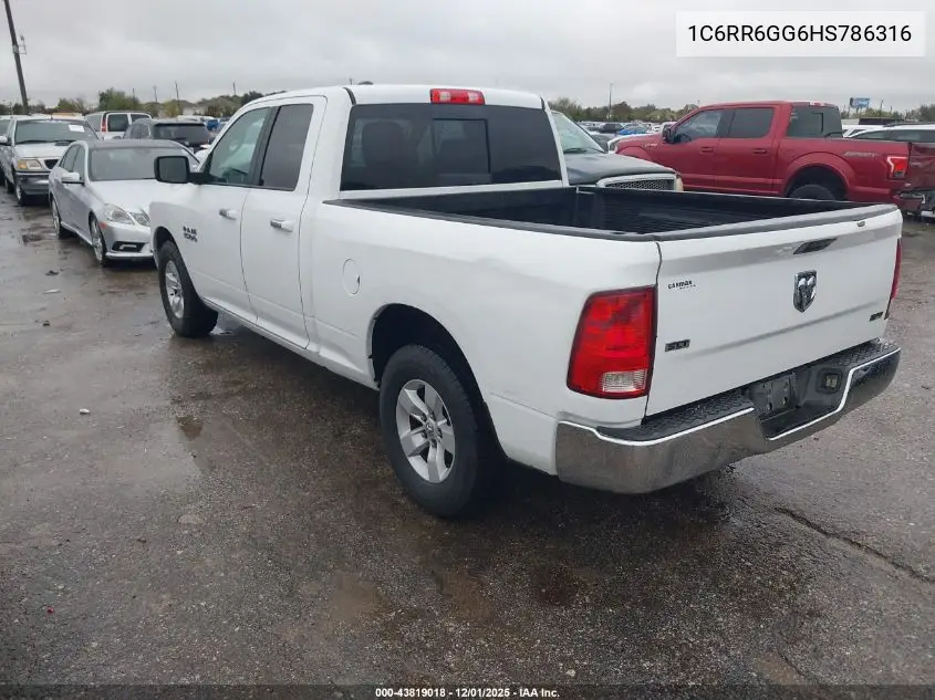 1C6RR6GG6HS786316 2017 Ram 1500 Slt 4X2 6'4 Box