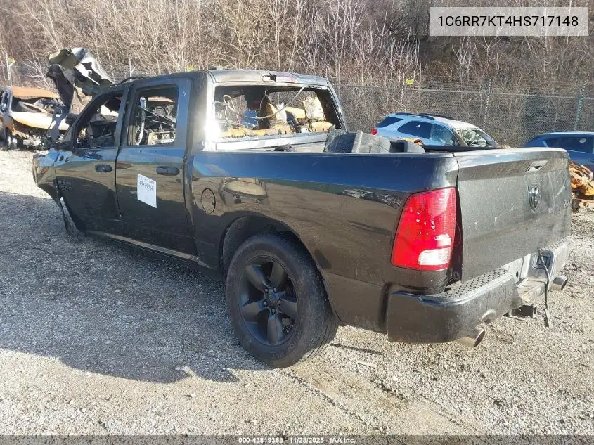 1C6RR7KT4HS717148 2017 Ram 1500 Express 4X4 5'7 Box