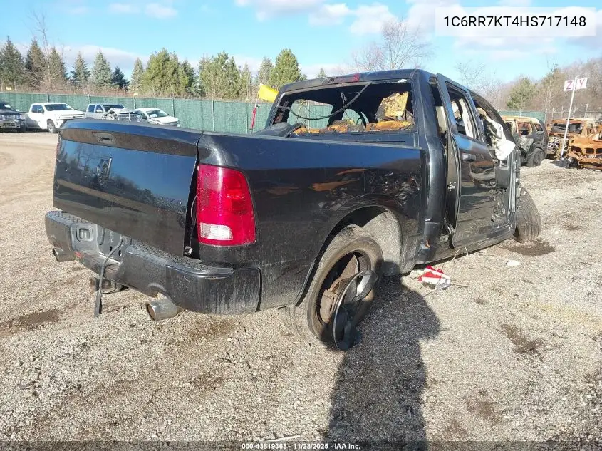 1C6RR7KT4HS717148 2017 Ram 1500 Express 4X4 5'7 Box
