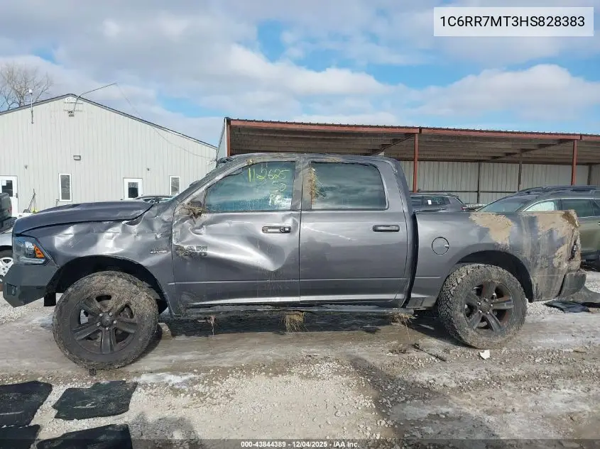 1C6RR7MT3HS828383 2017 Ram 1500 Night 4X4 5'7 Box