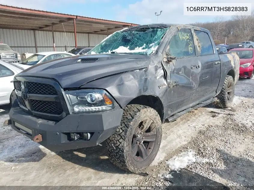 1C6RR7MT3HS828383 2017 Ram 1500 Night 4X4 5'7 Box