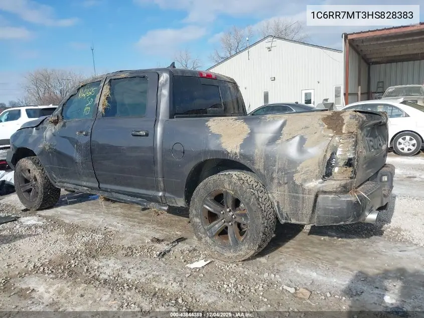 1C6RR7MT3HS828383 2017 Ram 1500 Night 4X4 5'7 Box