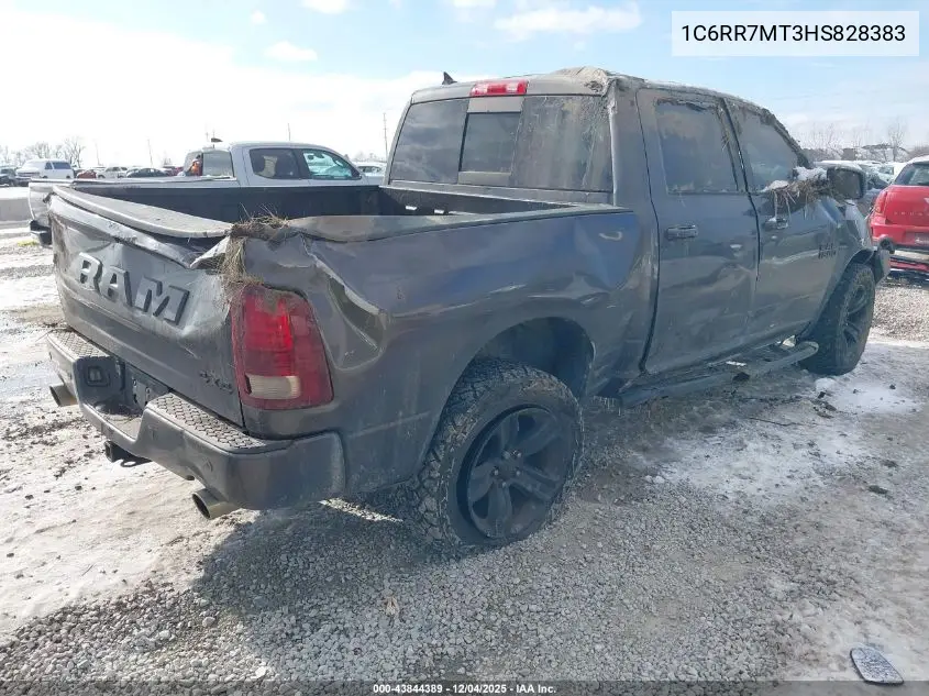 1C6RR7MT3HS828383 2017 Ram 1500 Night 4X4 5'7 Box