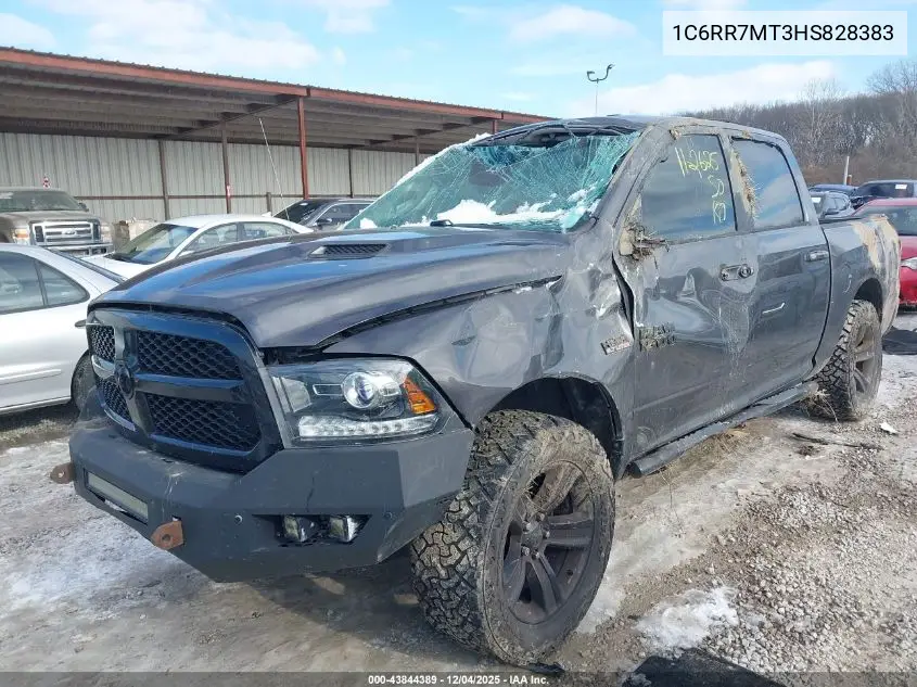 1C6RR7MT3HS828383 2017 Ram 1500 Night 4X4 5'7 Box