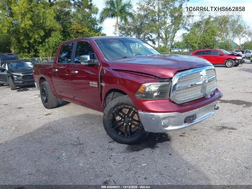 1C6RR6LTXHS662858 2017 Ram 1500 Lone Star Silver 4X2 5'7 Box