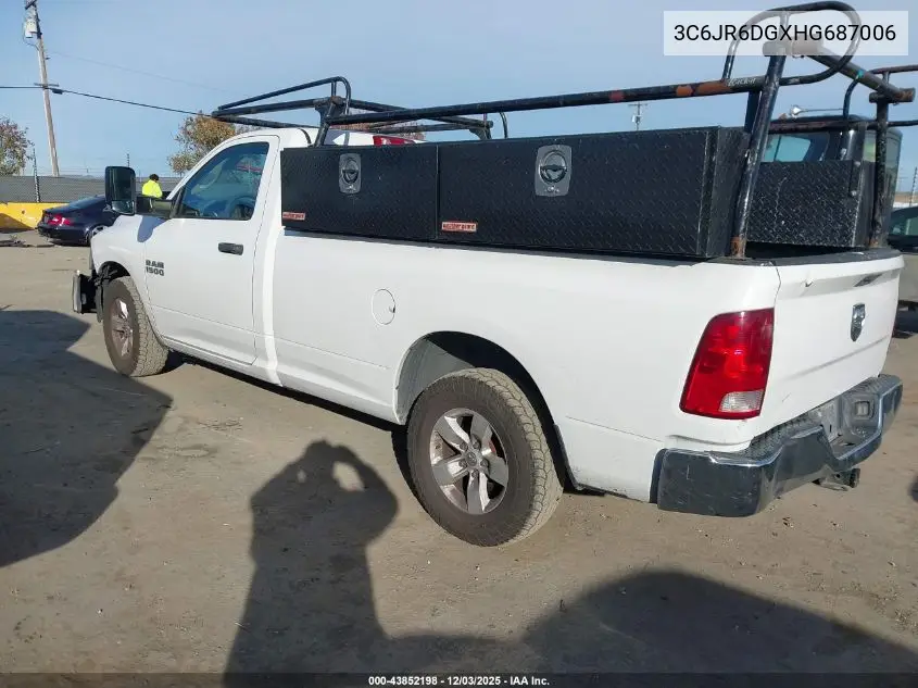 3C6JR6DGXHG687006 2017 Ram 1500 Tradesman 4X2 8' Box