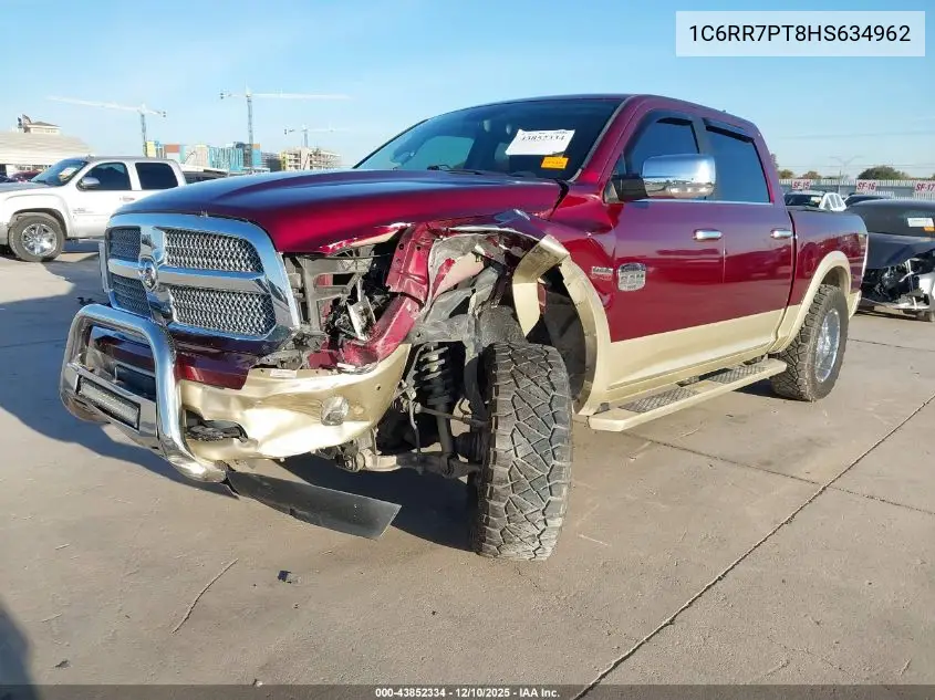 1C6RR7PT8HS634962 2017 Ram 1500 Longhorn 4X4 5'7 Box