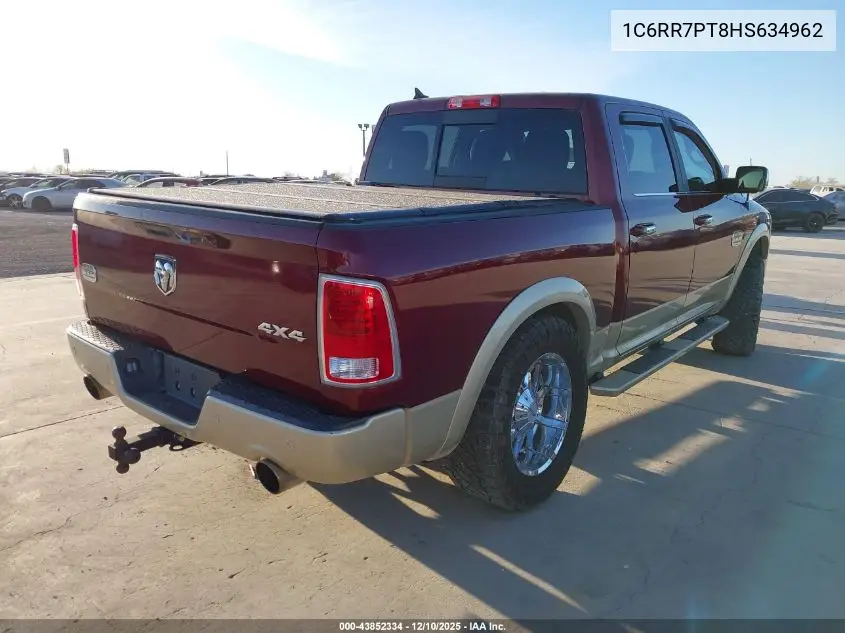 1C6RR7PT8HS634962 2017 Ram 1500 Longhorn 4X4 5'7 Box