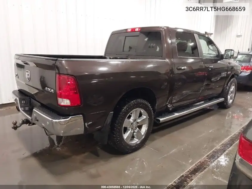 3C6RR7LT5HG668659 2017 Ram 1500 Big Horn 4X4 5'7 Box