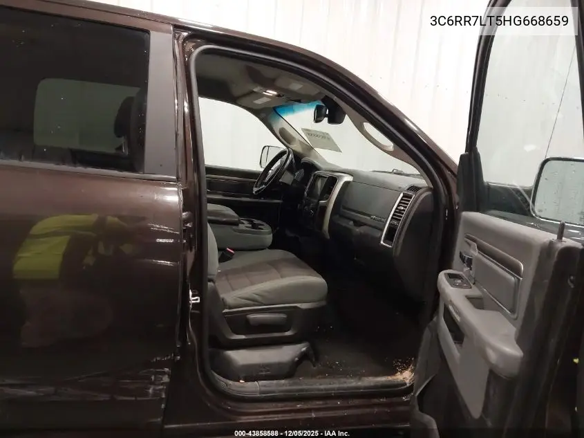 3C6RR7LT5HG668659 2017 Ram 1500 Big Horn 4X4 5'7 Box