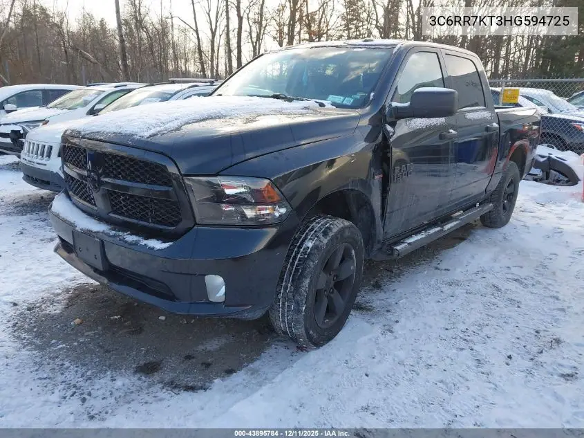 3C6RR7KT3HG594725 2017 Ram 1500 Express 4X4 5'7 Box