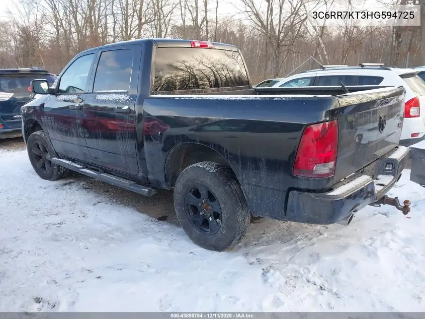 3C6RR7KT3HG594725 2017 Ram 1500 Express 4X4 5'7 Box