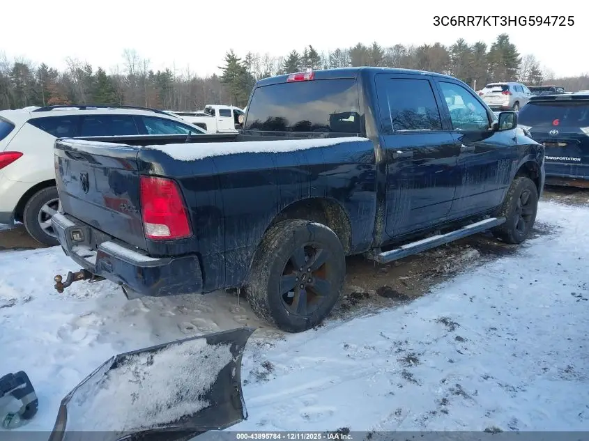 3C6RR7KT3HG594725 2017 Ram 1500 Express 4X4 5'7 Box