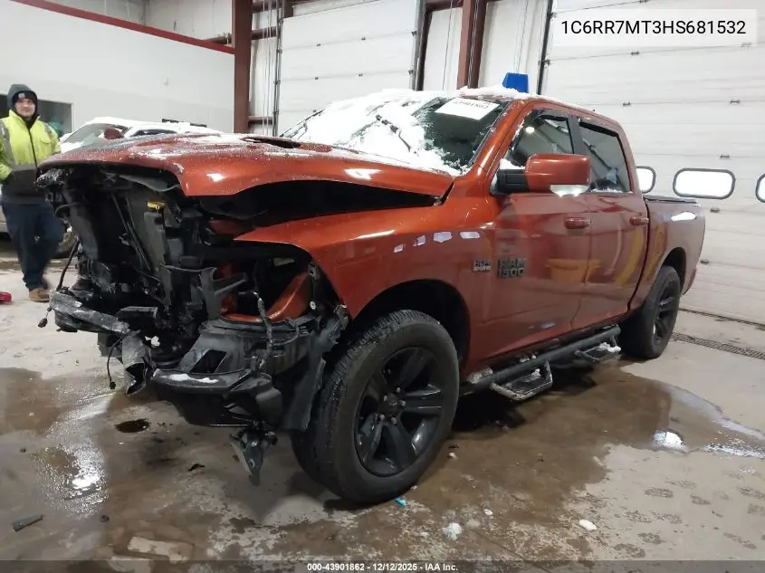 1C6RR7MT3HS681532 2017 Ram 1500 Sport 4X4 5'7 Box