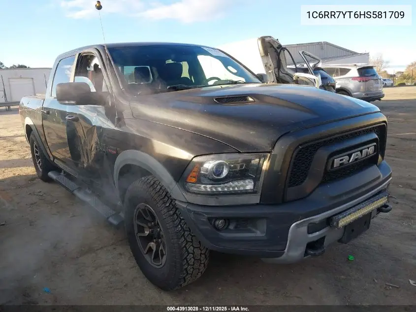 1C6RR7YT6HS581709 2017 Ram 1500 Rebel 4X4 5'7 Box