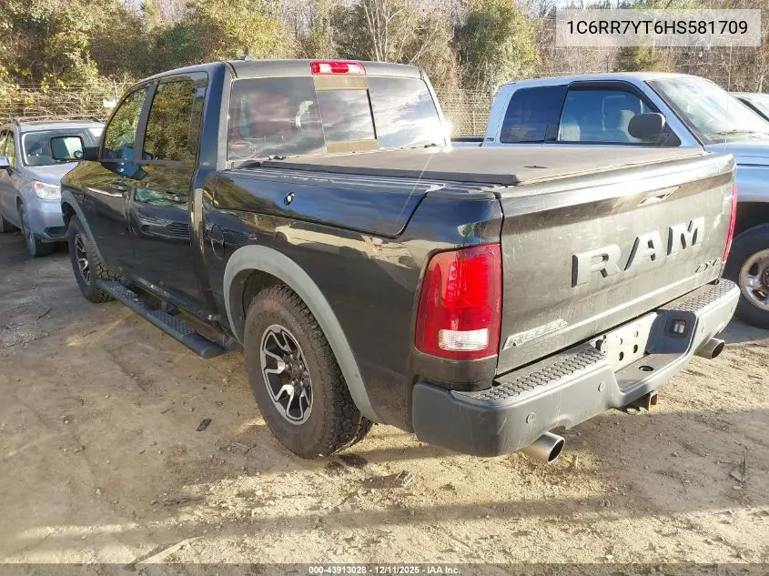 1C6RR7YT6HS581709 2017 Ram 1500 Rebel 4X4 5'7 Box