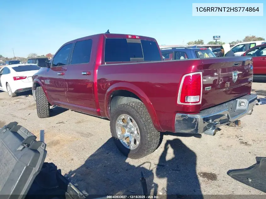 1C6RR7NT2HS774864 2017 Ram 1500 Laramie 4X4 5'7 Box