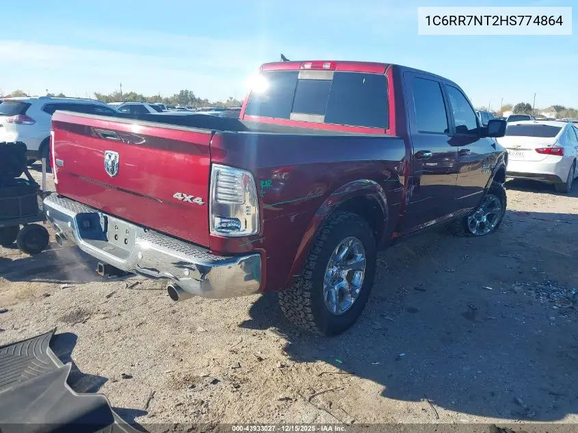 1C6RR7NT2HS774864 2017 Ram 1500 Laramie 4X4 5'7 Box