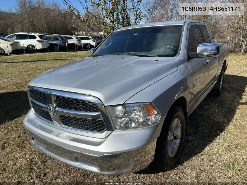 1C6RR6GT4HS651171 2017 Ram 1500 Slt 4X2 6'4 Box
