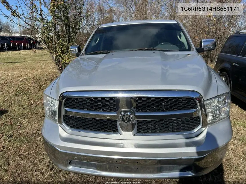 1C6RR6GT4HS651171 2017 Ram 1500 Slt 4X2 6'4 Box
