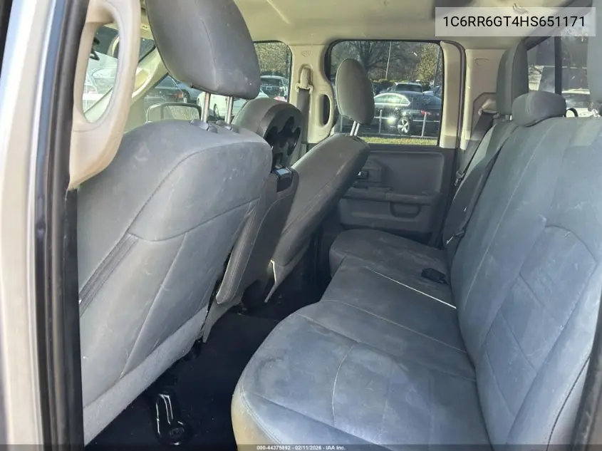 1C6RR6GT4HS651171 2017 Ram 1500 Slt 4X2 6'4 Box